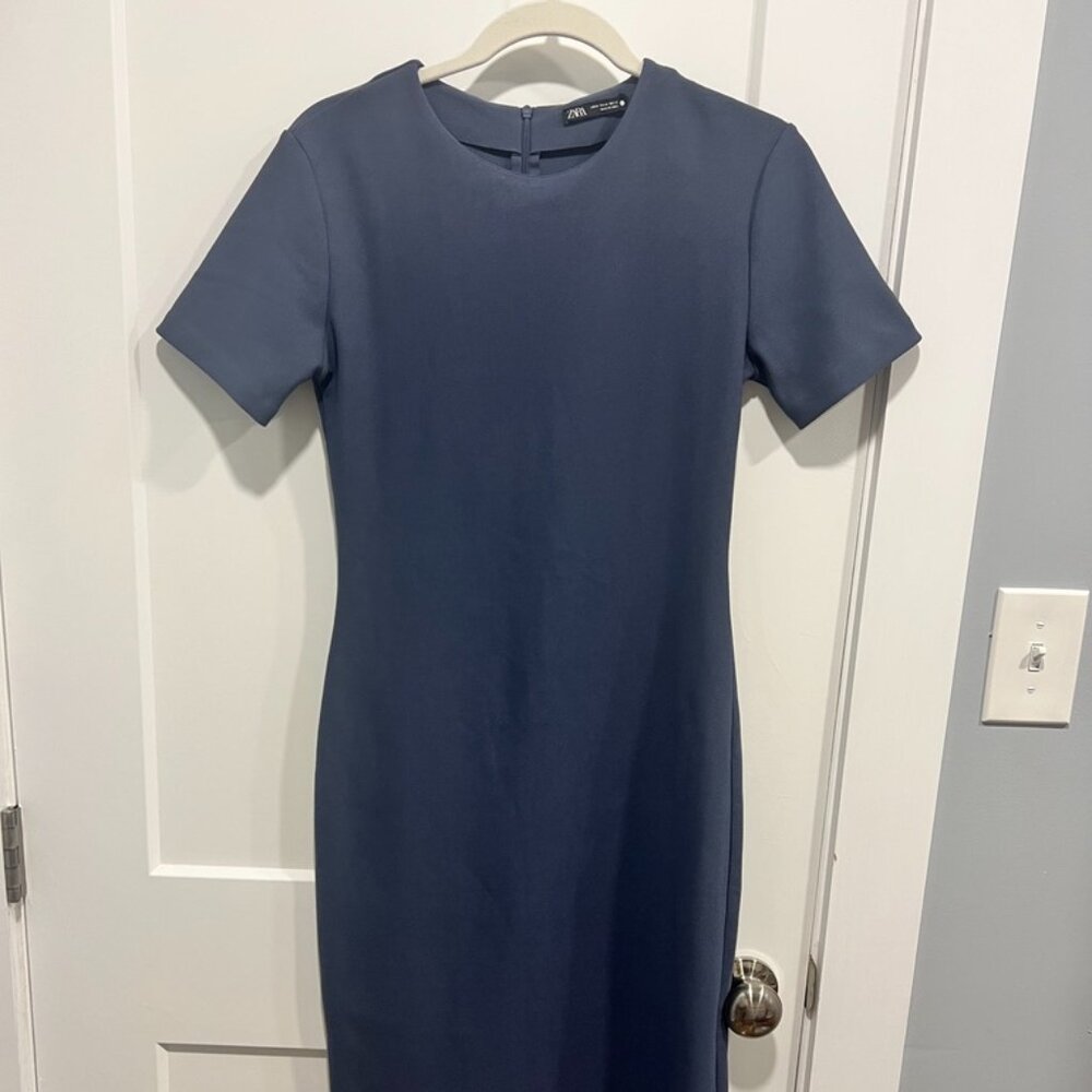 Women's Zara Navy Blue Dress